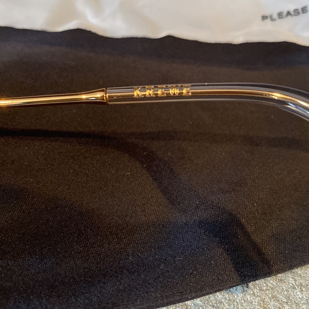 NEW KREWE Simone sunglasses in Quartz 24K mirrored comes with dustbag - Picture 7 of 8